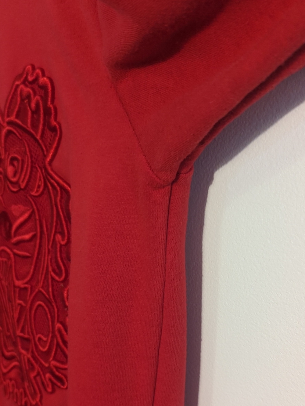 KENZO red embroidered tiger crewneck sweatshirt - size large - Picture 8 of 12